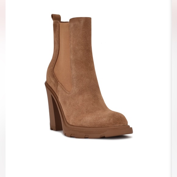 Nine West Ream Chelsea Heeled Booties sz 9.5 - Picture 2 of 5